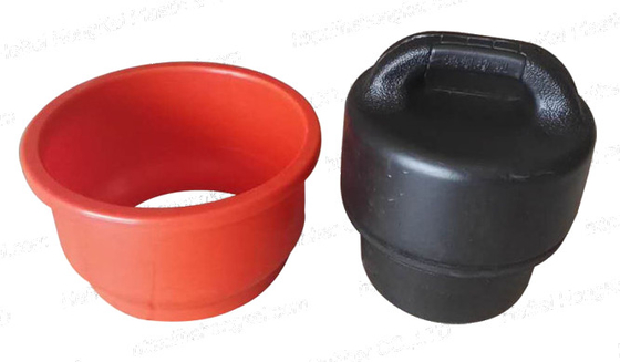 Rubber cylindrische slurry buis vuller in zwart / rood / aanpassen kleur