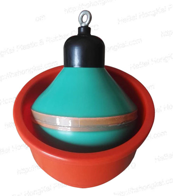 Rubber cylindrische slurry buis vuller in zwart / rood / aanpassen kleur