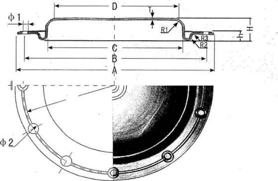 5 - 1500mm het Diafragma van de Olie Bestand Pneumatische Klep het Verouderen Weerstand