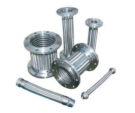 Roestvrij staal flexibel DN 1/4-12 inch golfmatig metalen slang met assemblage flens