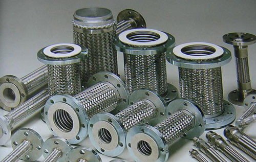 Roestvrij staal flexibel DN 1/4-12 inch golfmatig metalen slang met assemblage flens
