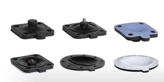 Rubberen membraanafdichtingen voor stofzakken