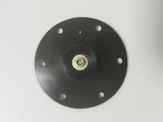 Chemische weerstand solenoïde klep diafragma met een breed werktemperatuurbereik in zwart afwerking