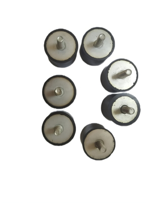 Rubber Shock Absorber Hardheid Durometer Rating High 42mm Voor 50N/mm Axial Stiffness In Heavy-Duty toepassingen