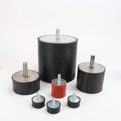 Elastomeer rubbercompositie schokdemper voor zwart materiaal