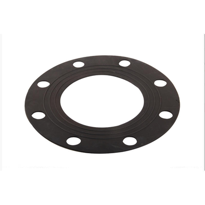 Glanz oppervlak Rubber Flange Gasket Met hoge hittebestendigheid 300% verlenging