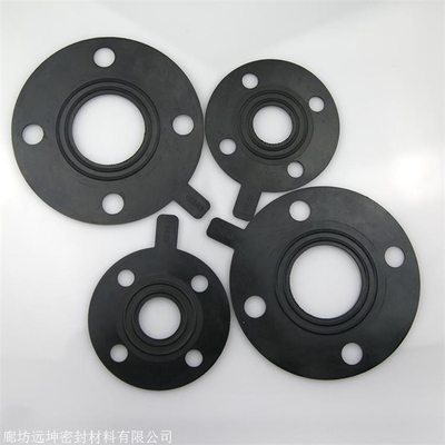 Hoge corrosiebestendigheid Rubber Flange Gasket 2mm Dikte Treksterkte 1000 Psi voor uw behoeften