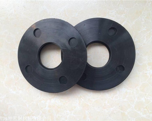 70 Shore A Hardheid Rubber Flange Gasket voor Voedsel Milieu 1/16 inch Dikte
