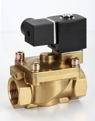 Normaal Open Normaal Gesloten Messing Magneetventiel voor Vloeistofregeling