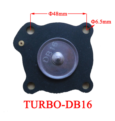 De rubber Verzegelende Assemblage van het Diafragma turbo-DB16 Diafragma voor Verbindingen van het het Diafragma Rubberdiafragma van de Filter de Regelende Klep
